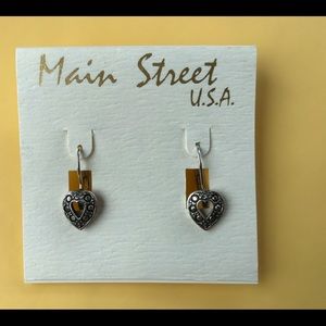 silver plated USA made earrings Darlene group new